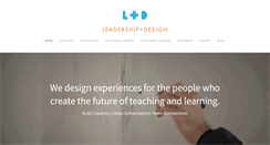 Desktop Screenshot of leadershipanddesign.org